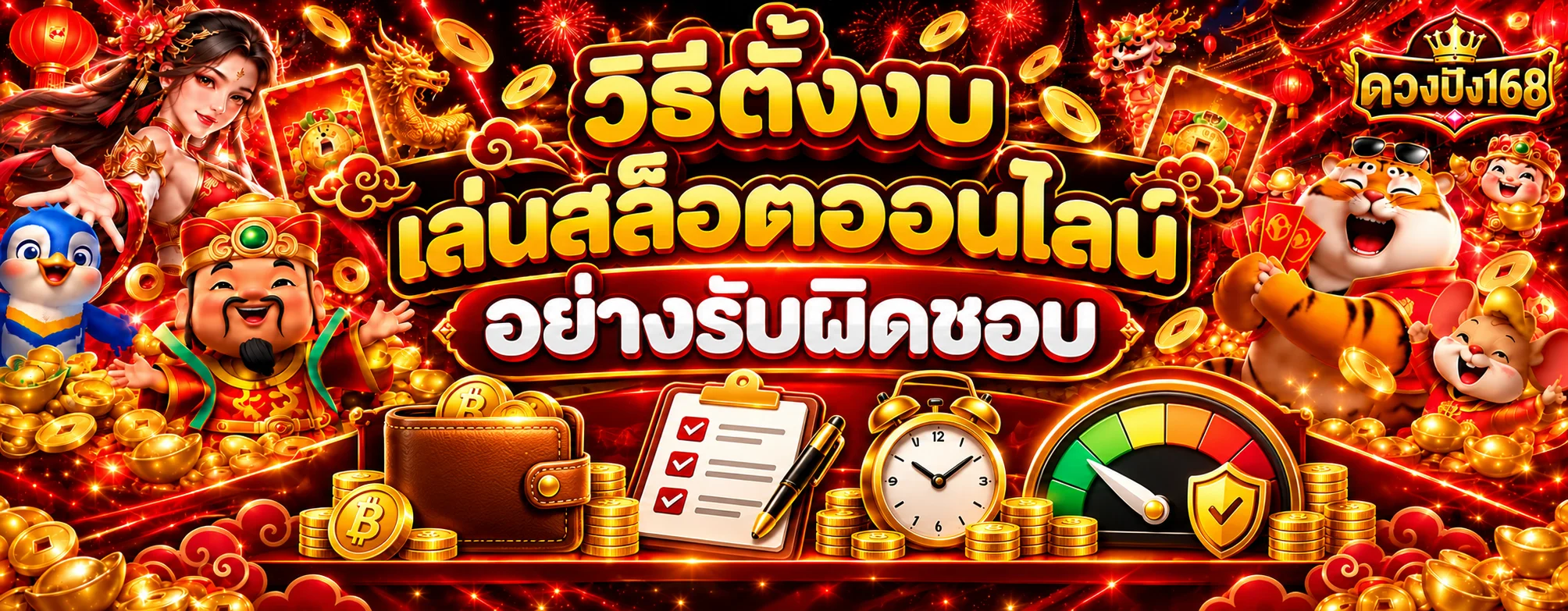 ดวงปัง168 วิธีตั้งงบเล่นสล็อตอย่างรับผิดชอบ
